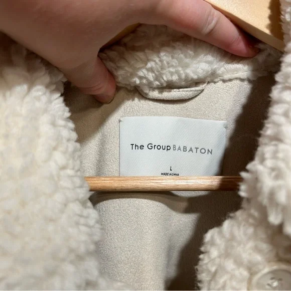 Aritzia Babaton Newsroom Sherpa Shirt Jacket - Picture 5 of 7